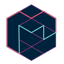 Space DJ (Magenta Google) logo